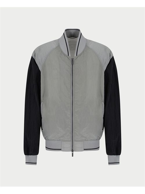 Veste Armani Exchange entièrement zippée à blocs de couleurs ARMANI EXCHANGE | XM000404-AF13174M8089